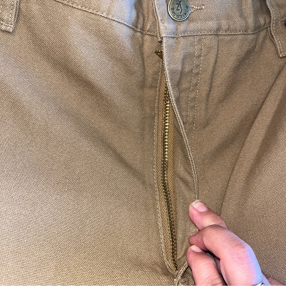 Browning For Her Women’s Pants Canvas Brown Size XL -18 NWOT - Picture 9 of 10